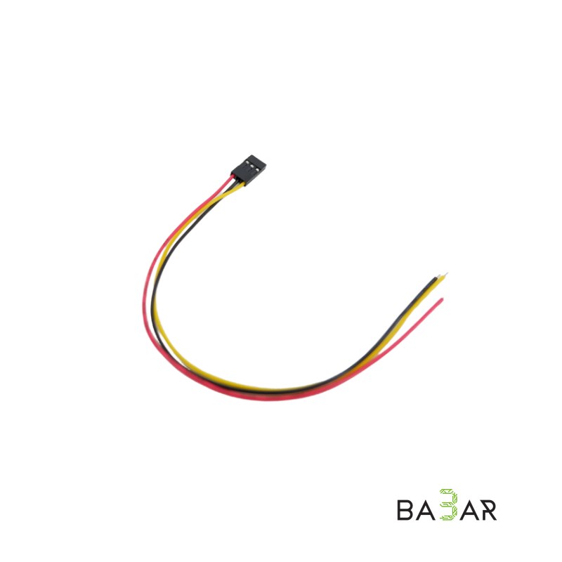 Провода Arduino мама — открытый конец под пайку, 3 пина, 30 см