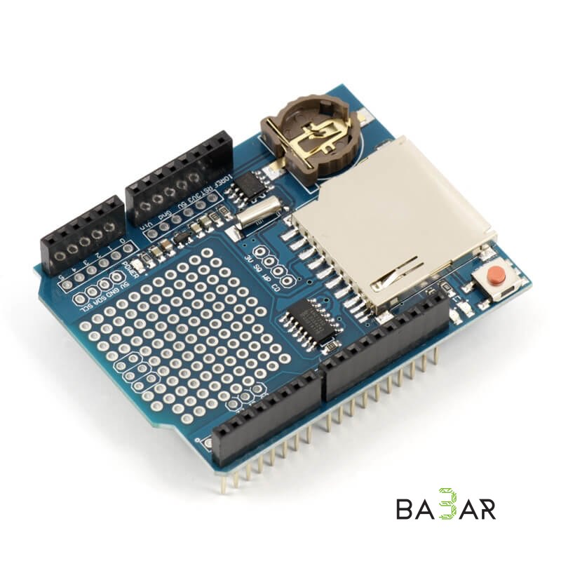 Дата-логгер шилд для Arduino с слотом SD и часами реального времени