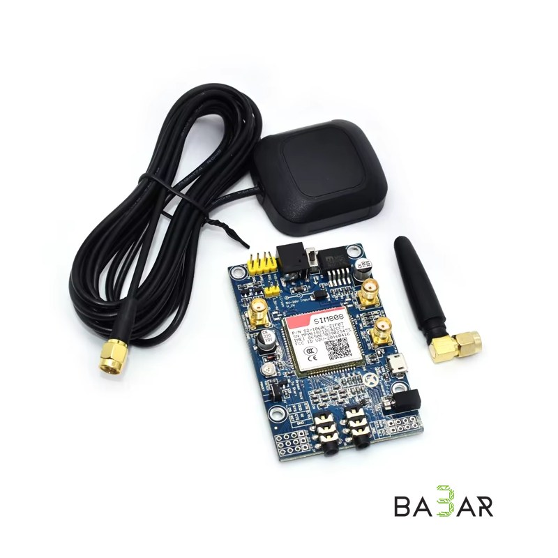 Модуль SIM808: GPS, GPRS, GSM, Bluetooth с антеннами