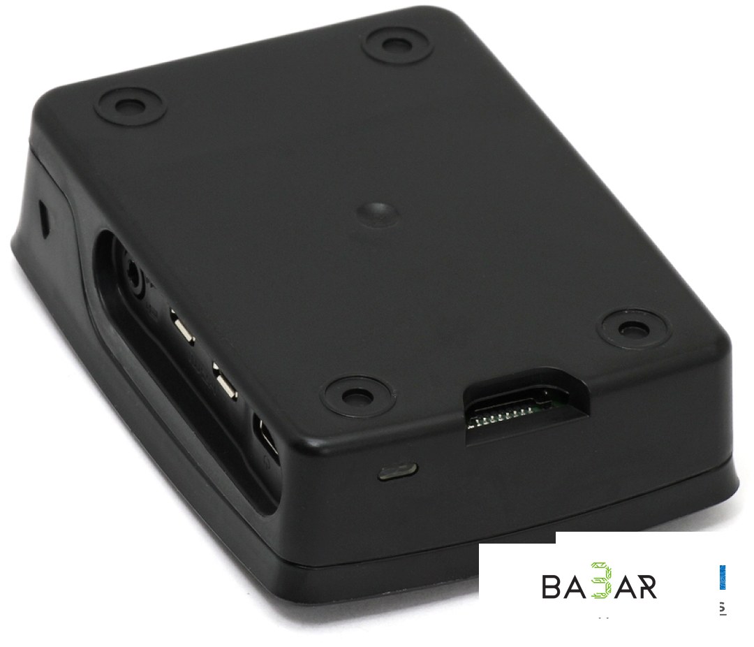 Корпус для Raspberry Pi 4 из ABS-пластика чёрный