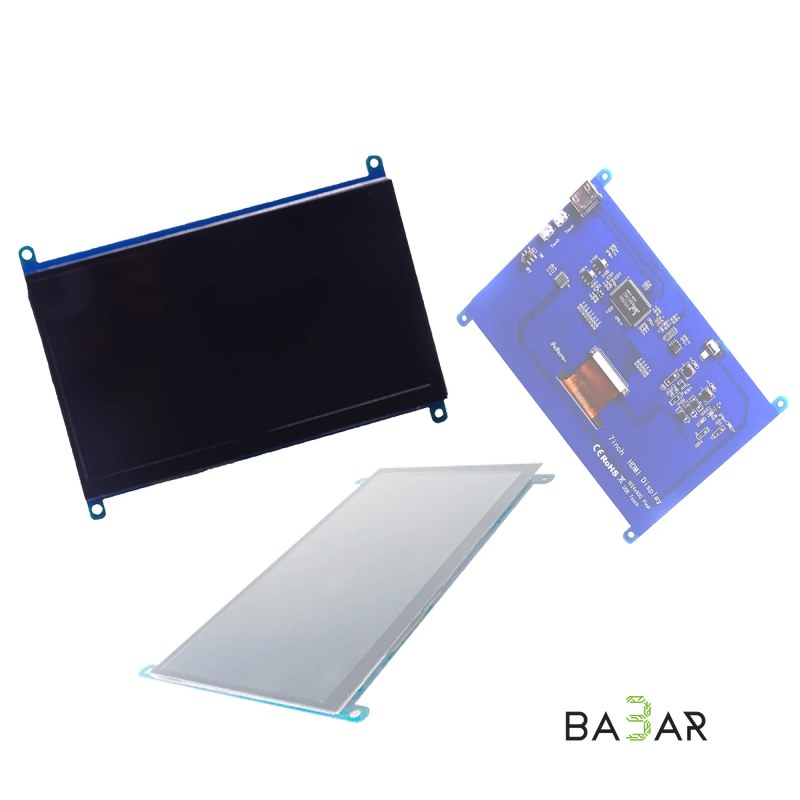 Сенсорный ЖК-дисплей 7" 1024×600 HDMI для Raspberry Pi