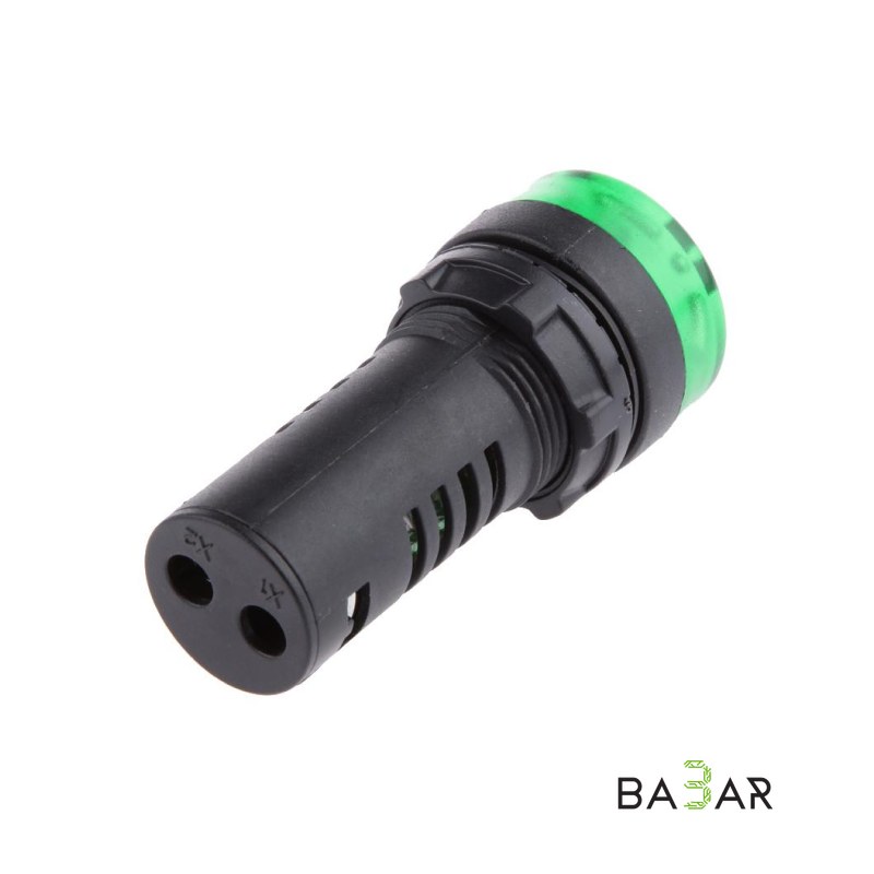 Светозвуковой индикатор AD16-22SM, 220 В, зелёный, IP65