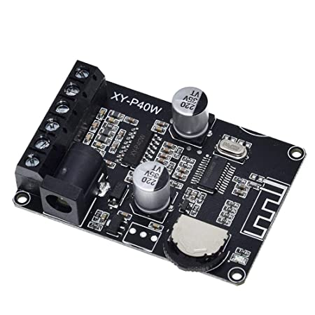 Аудио усилитель XY-P40W 2.0 2х40Вт 6-24В с Bluetooth, стерео
