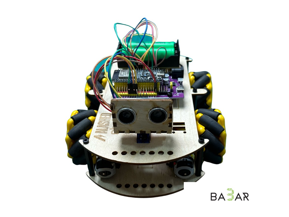 Набор робота-машинки Phobo ESP32 4WD BT Smart Car kit V3.0 с колёсами Mecanum