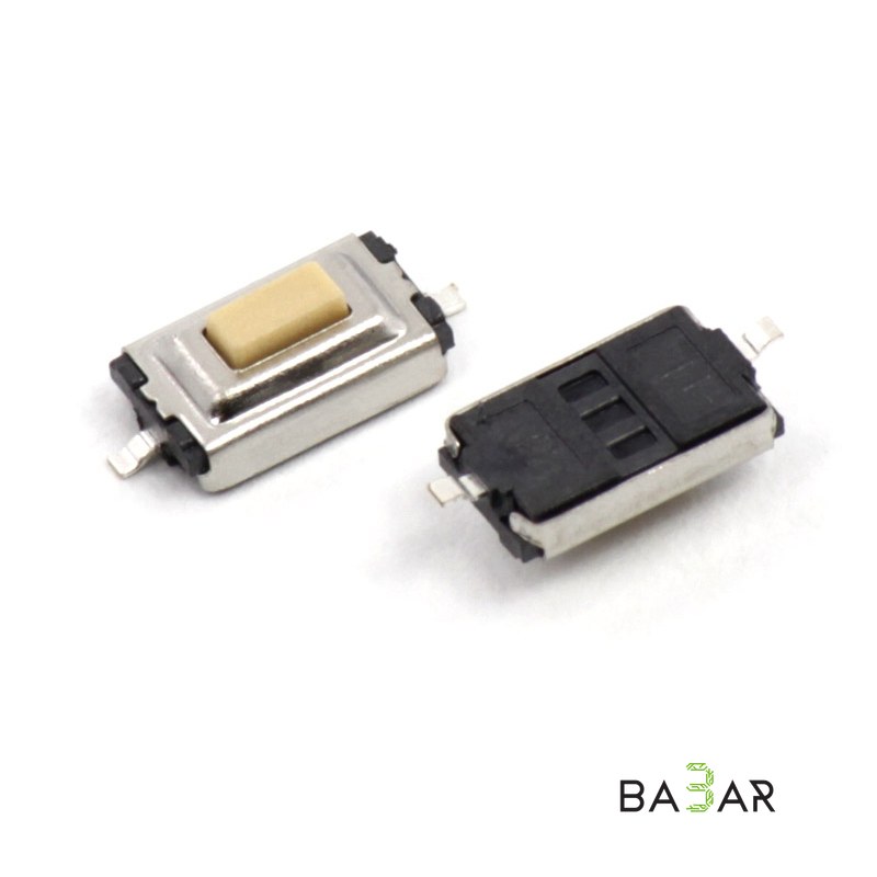 Тактовая кнопка SMD 3x6x2.5 мм, 4 контакта (NO)