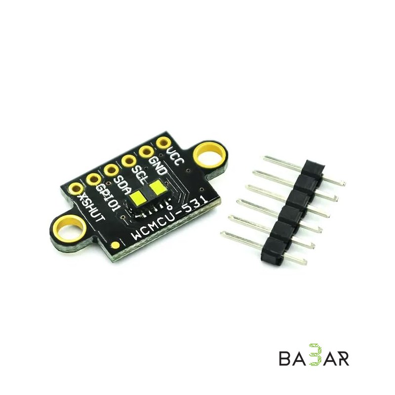 Лазерный датчик расстояния VL53L0X WCMCU-531, I2C