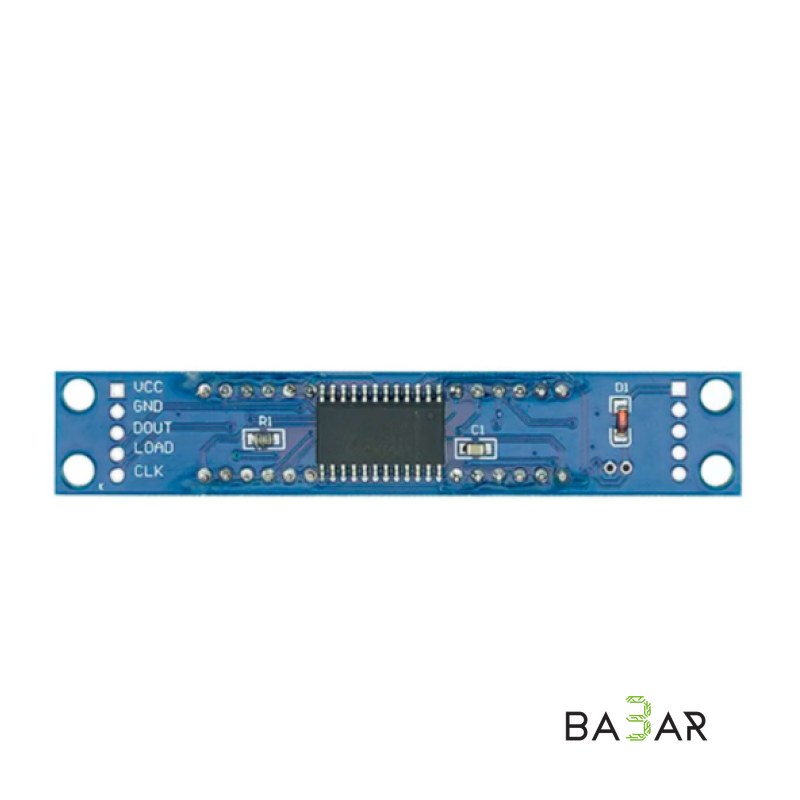 LED индикатор на MAX7219 2 х 4 цифры 7 сегментов
