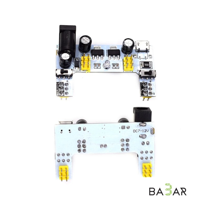 Модуль питания для макетных плат с разъемом мини-USB, 5В + 3,3В