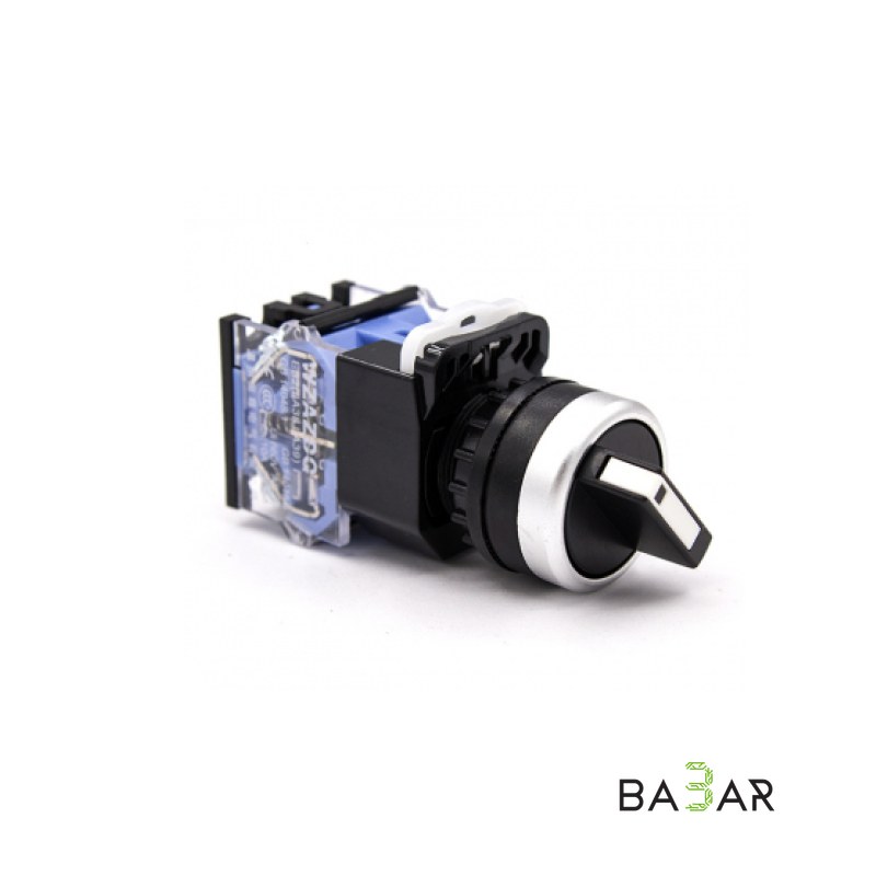 Переключатель LA38 YJ-139 двухпозиционный поворотный NC+NO