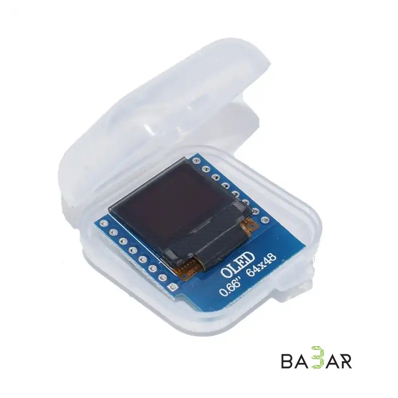 OLED-дисплей 0.66" 64×48 I2C SSD1306 для WeMos D1 mini