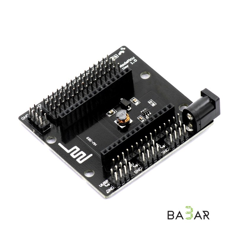 Плата питания (baseboard) для NodeMCU ESP8266 с преобразователем 6–24V в 5V