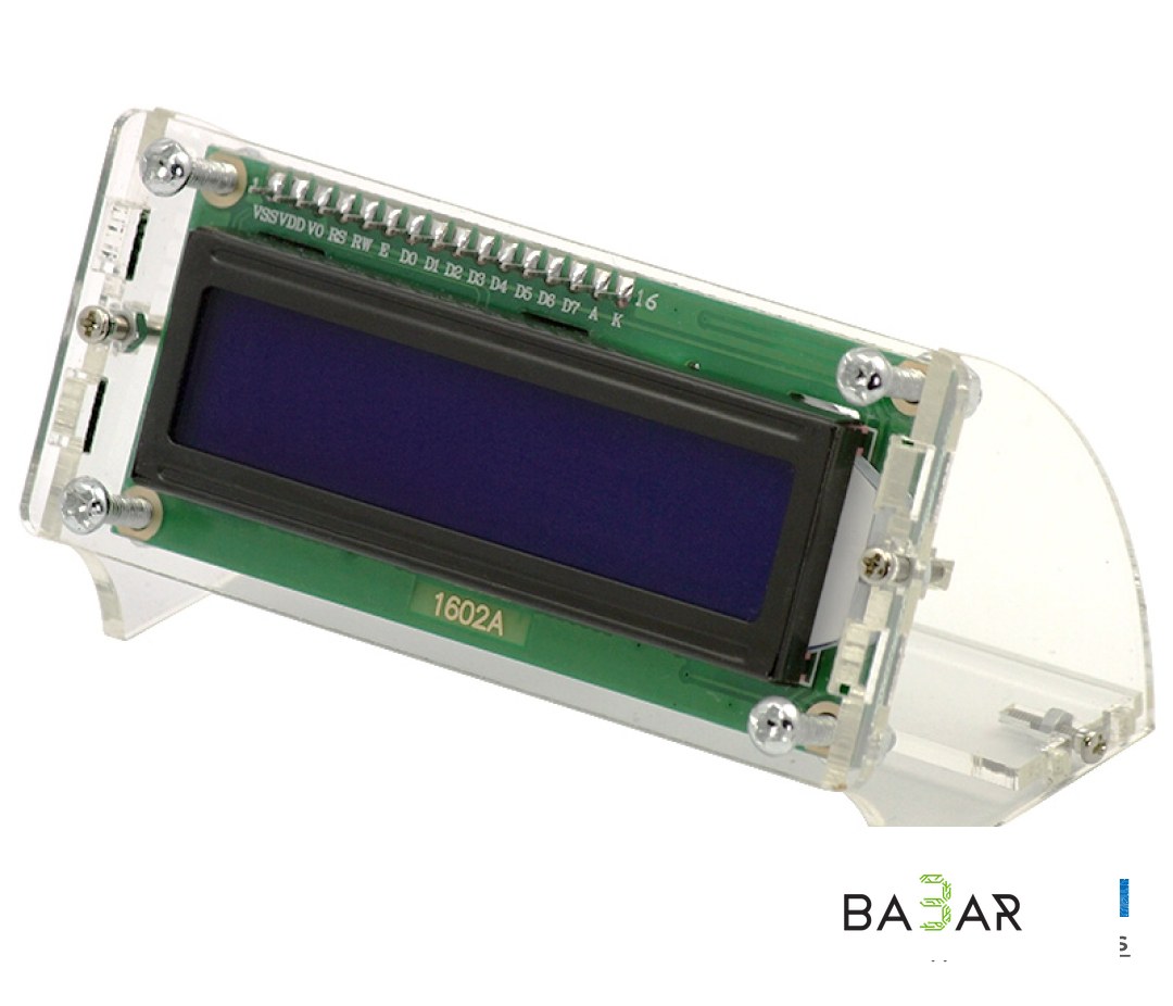 Корпус для дисплея LCD1602 прозрачный акриловый