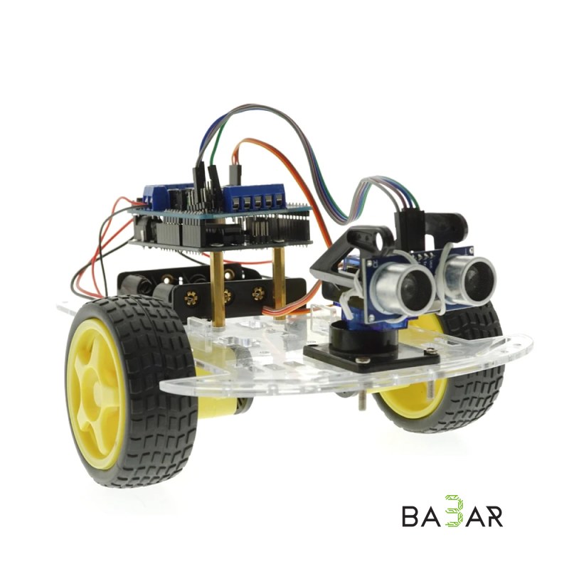 Набор шасси 2WD с ультразвуковым модулем для Arduino-робота