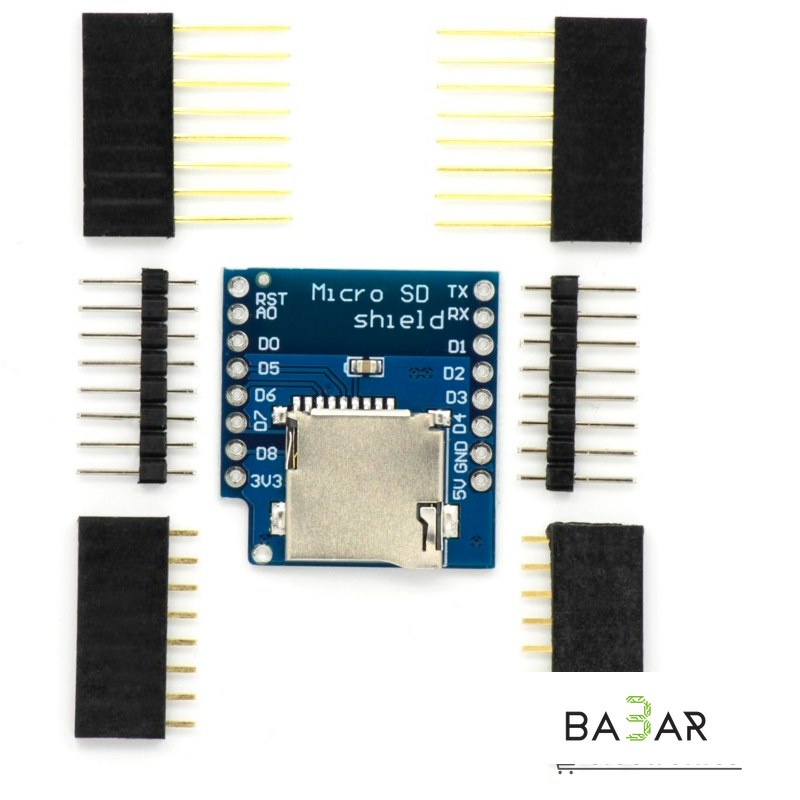 Micro SD шилд для WeMos D1 mini, работа по SPI