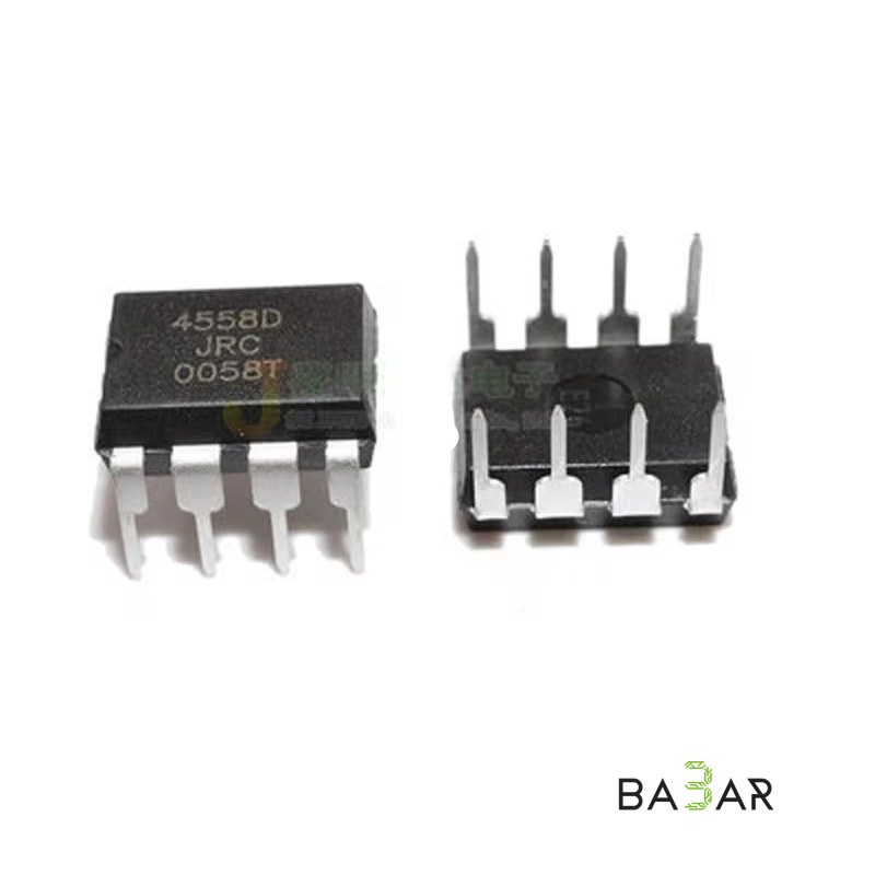 JRC4558D (MC4558) двухканальный операционный усилитель DIP-8