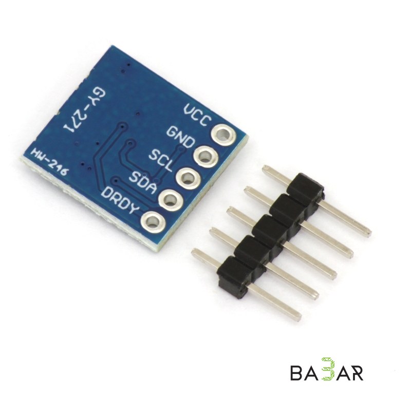 Трёхосевой магнитный компас GY-271 QMC5883 (аналог HMC5883L), I2C