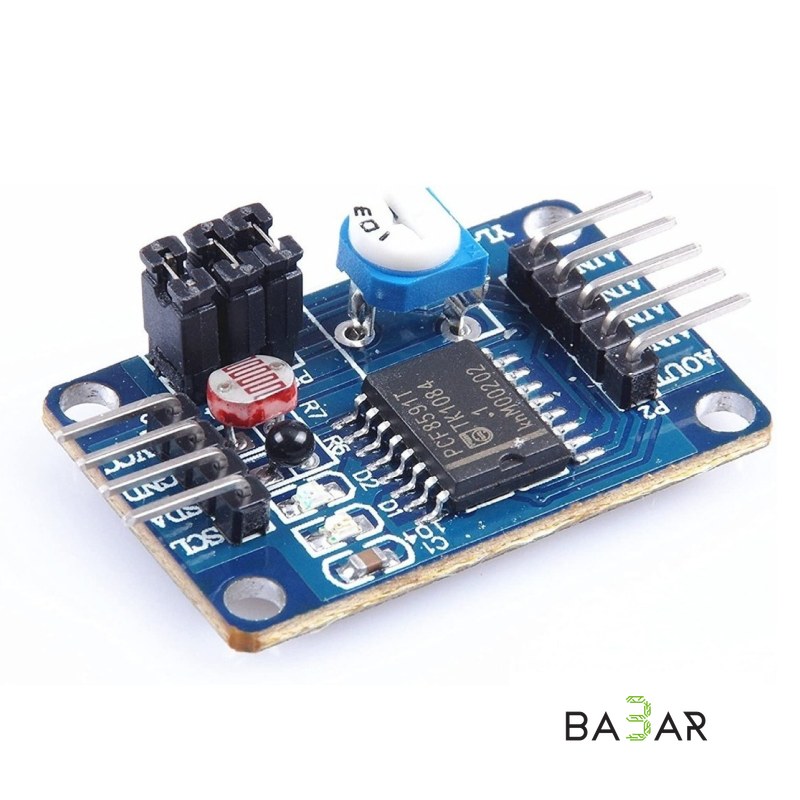 Модуль АЦП/ЦАП PCF8591 — 4 входа и 1 выход 8 бит по шине I2C для Arduino