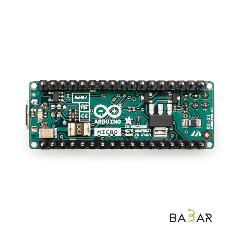 Arduino Micro — компактная плата на ATmega32u4