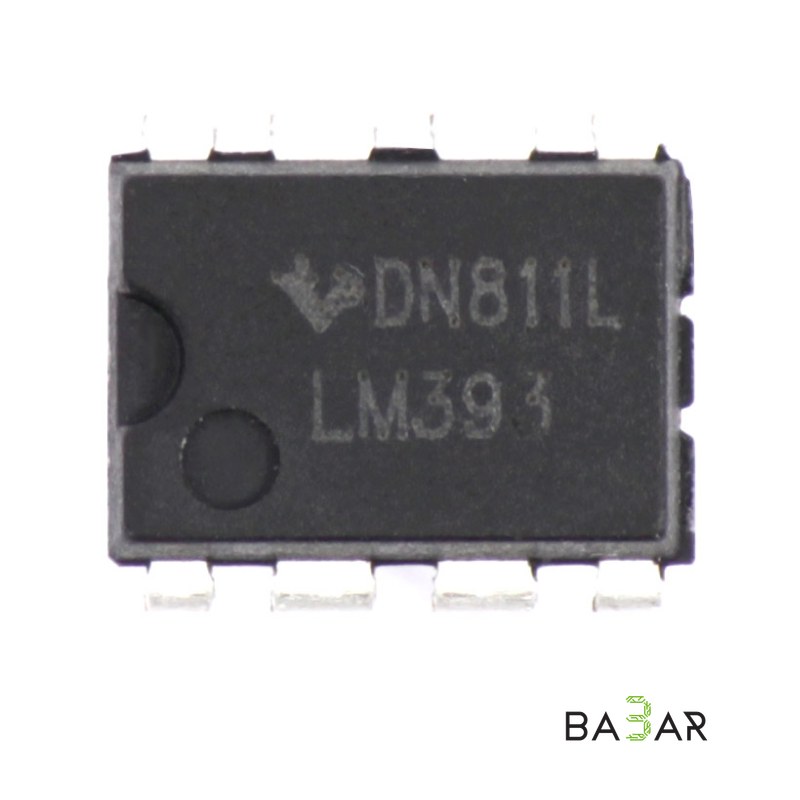 Компаратор LM393 сдвоенный, корпус DIP-8