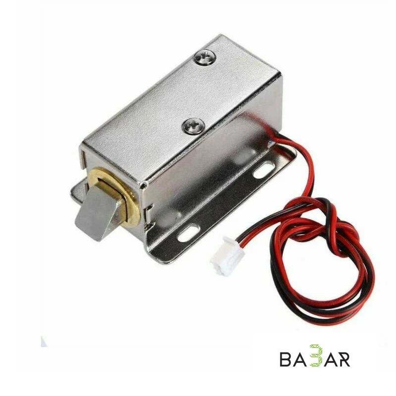Электромагнитный болтовой замок с защелкой, 12V