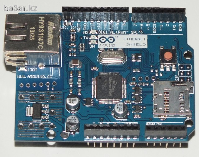 Arduino Ethernet плата расширения
