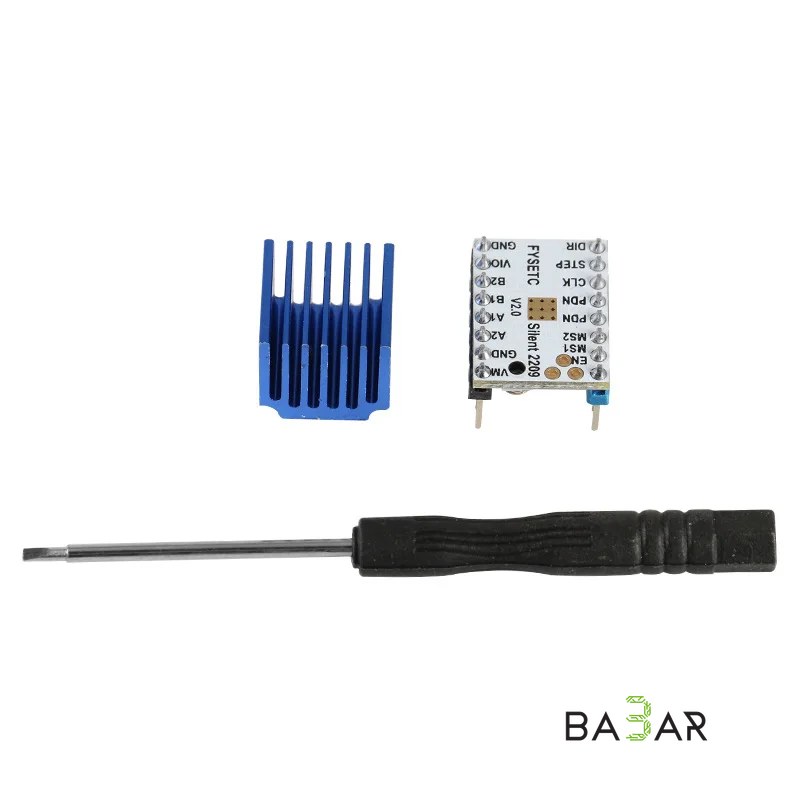 Драйвер шагового двигателя TMC2209 v2.1, ультратихий, до 2.0 А RMS, UART