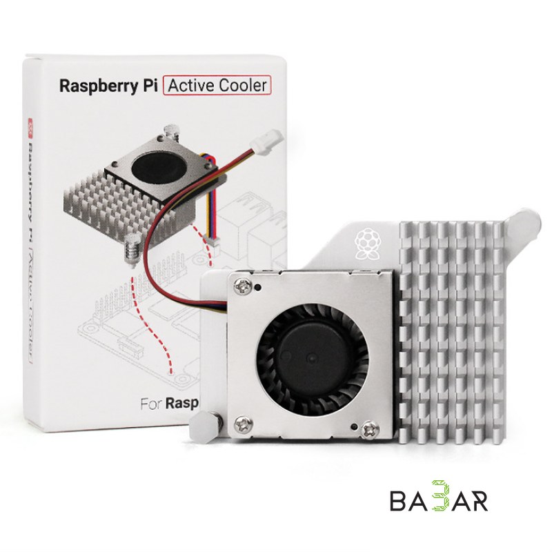 Active Cooler Raspberry Pi 5 — алюминиевый радиатор с вентилятором