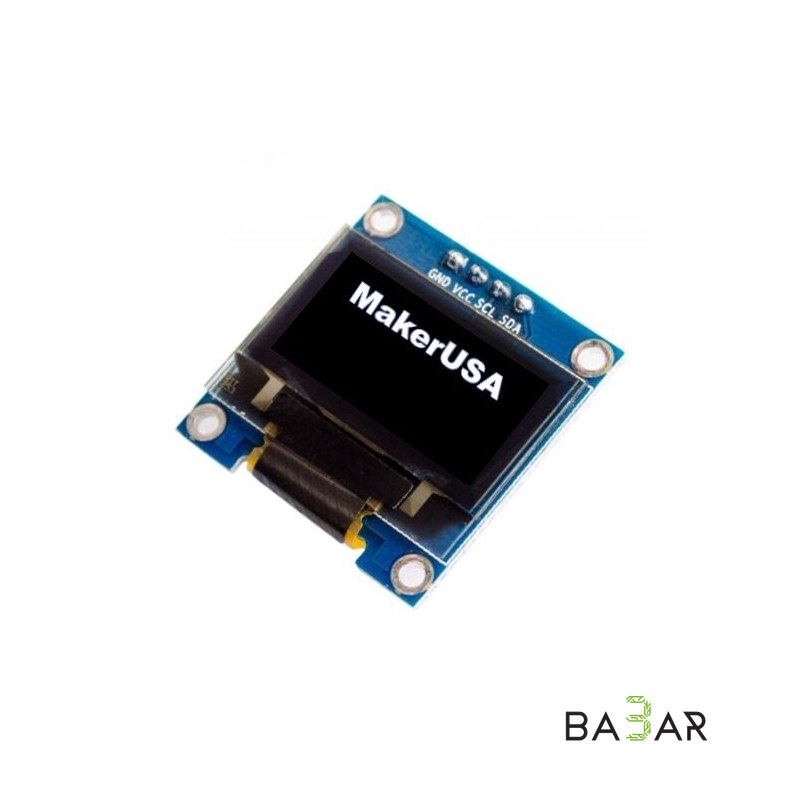OLED-дисплей 0.96 дюйма I2C белый, 128x64, SSD1306 для Arduino