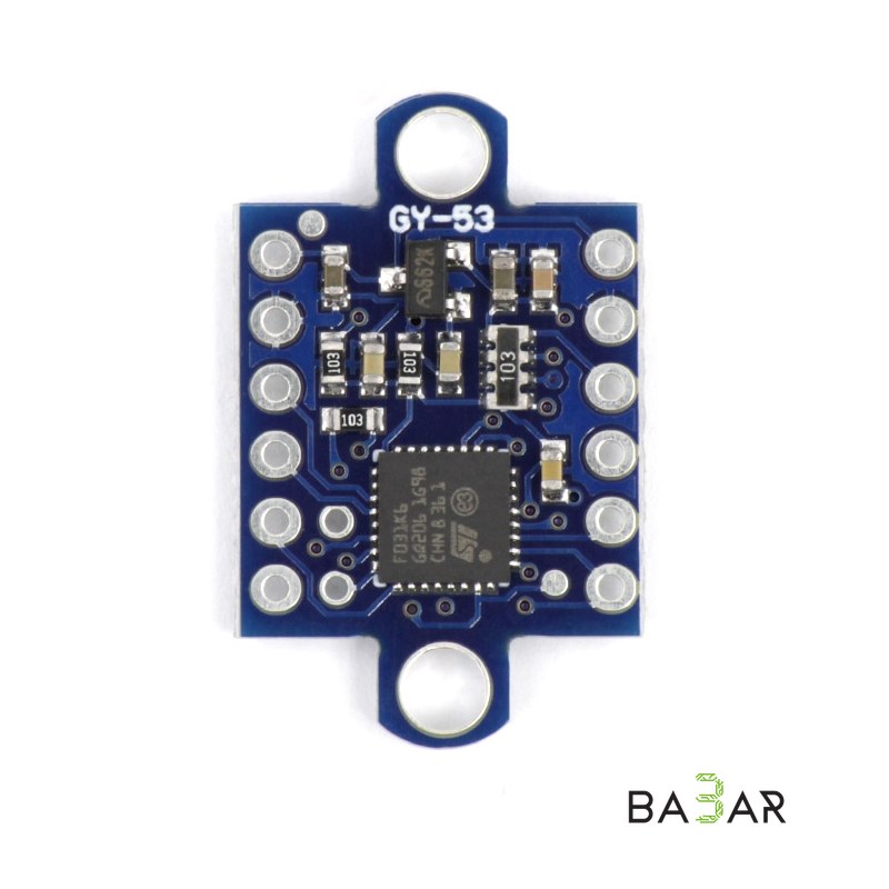 Лазерный датчик расстояния GY-53 на VL53L0X (до 2 м), I2C/ШИМ