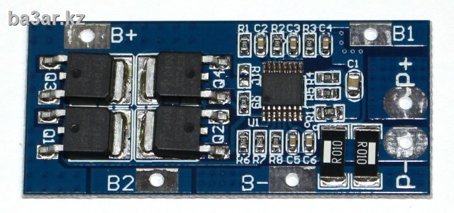 Плата контроля заряда/разряда Li-Ion аккумуляторов 3S, 20A (HX-3S-D01)