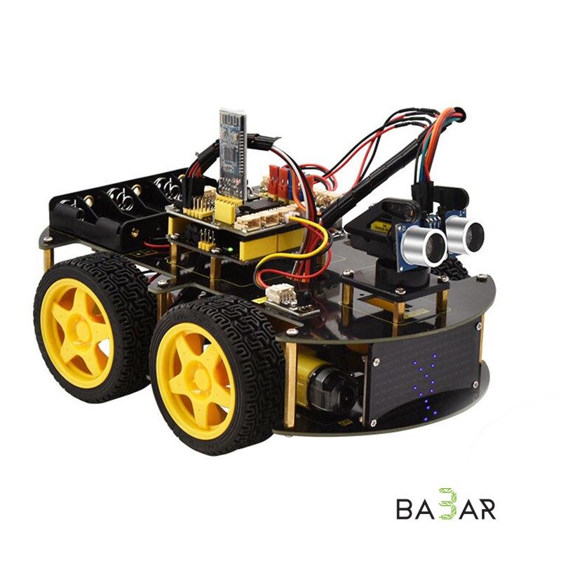 Keyestudio 4WD V2.0 умный робот-автомобиль для Arduino, DIY-набор