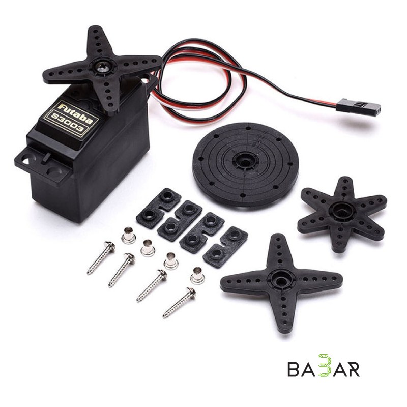 Серводвигатель Futaba S3003 — аналоговая сервомашинка, момент до 4,1 кг/см