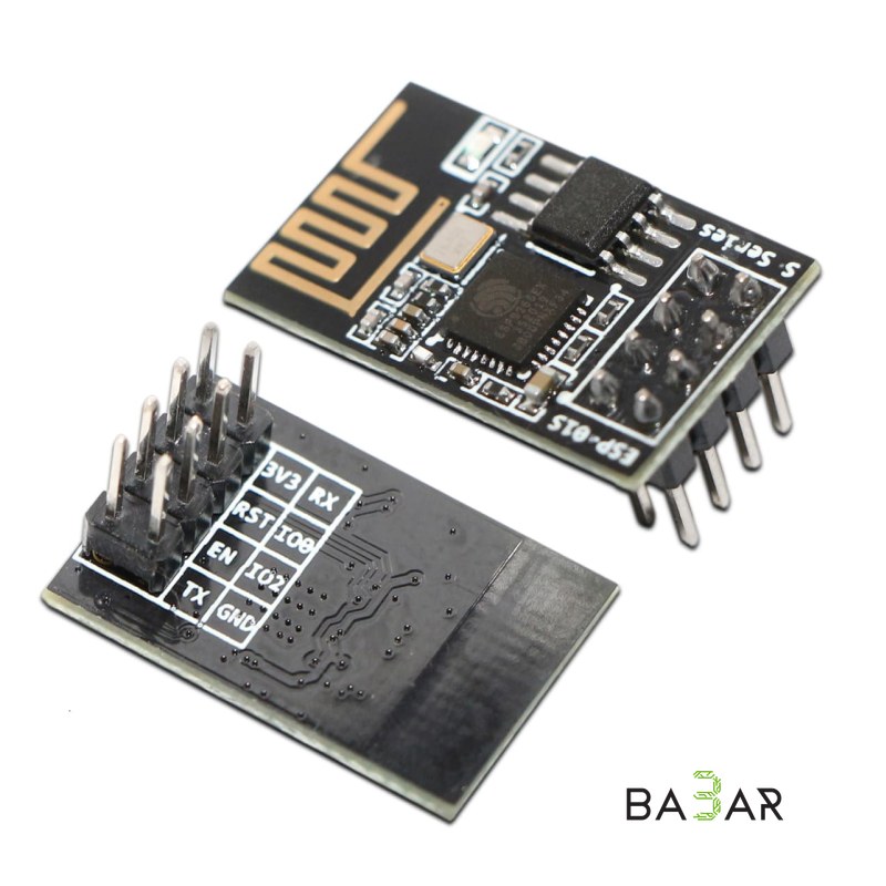 Wi-Fi модуль ESP8266-01S (ESP01S), 802.11 b/g/n, 3.3В
