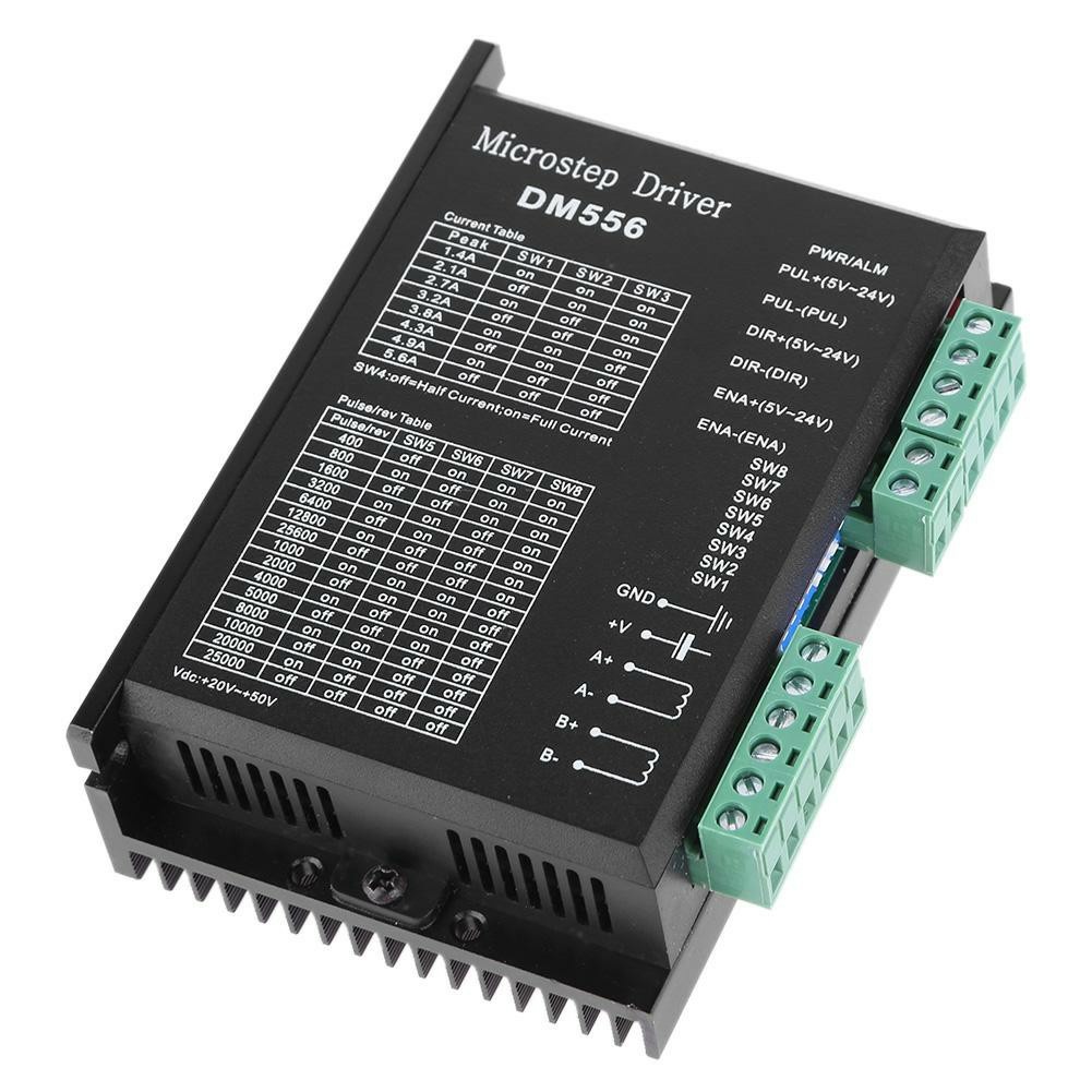 ЦИФРОВОЙ ДРАЙВЕР ШАГОВОГО ДВИГАТЕЛЯ DM556 5,6 А ПОСТОЯННОГО ТОКА 20–50 В NEMA17 NEMA23 NEMA34