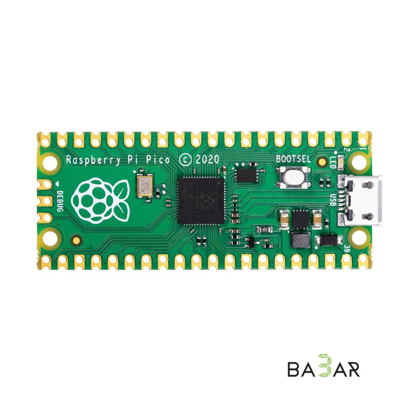 Raspberry Pi Pico на RP2040, два ядра Cortex-M0+ 133 МГц