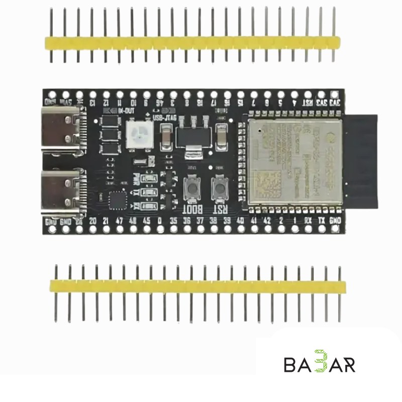 Модуль ESP32-S3 N16R8, 16 МБ Flash и 8 МБ PSRAM, без распайки разъёма