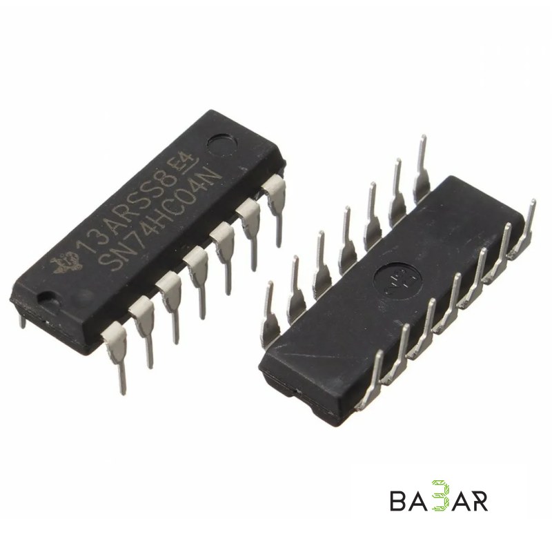 Микросхема 74HC04D — 6 инверторов (NOT), корпус SO-14