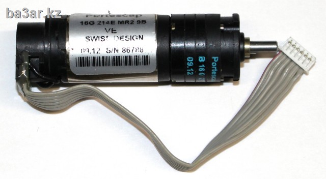 DC мотор с мет. редуктором и энкодером 12В, 540rpm