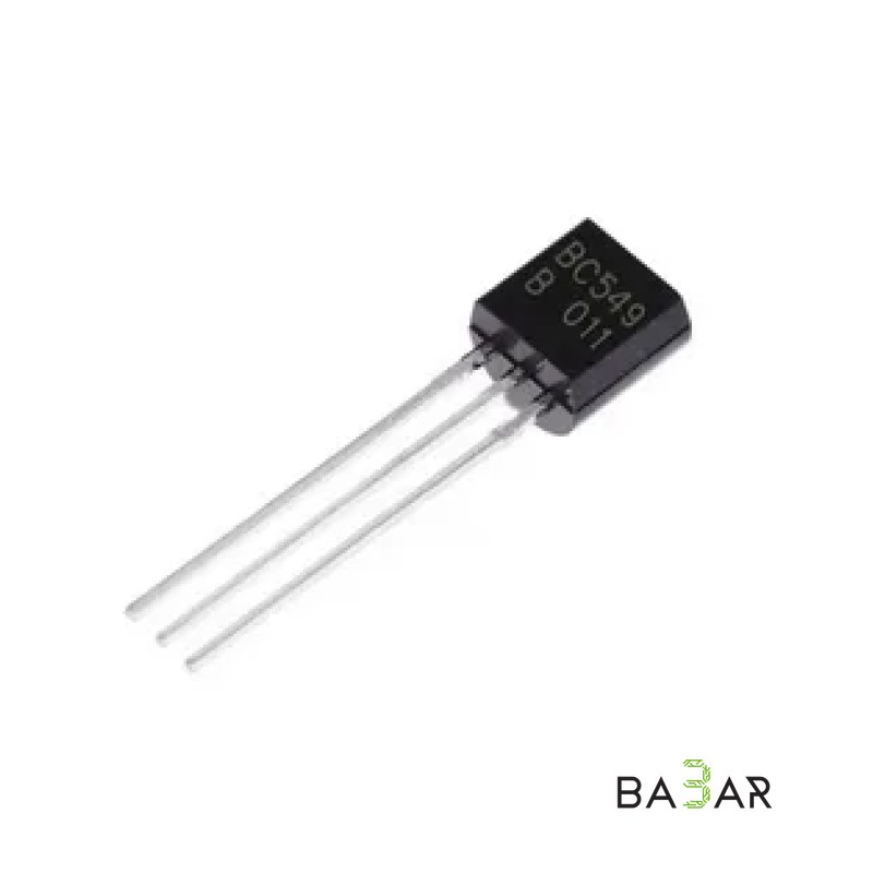 Транзистор BC549 NPN биполярный 30В 0.1А корпус TO-92