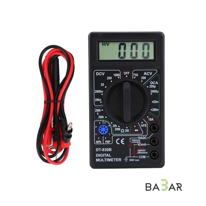 Цифровой мультиметр DT-830B для тока, напряжения и сопротивления