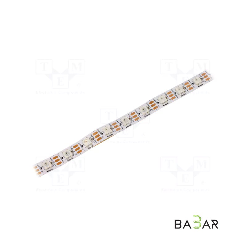 Адресная RGB LED лента WS2812B 5 В, IP60, 60 LED/м, 5 метров