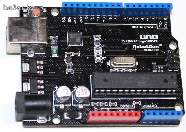UNO R3 RobotDyn, ATmega328P-PU, DIP, PL2303TQFN USB-B