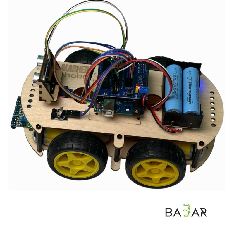 Набор-конструктор робота-машинки Phobo Arduino 4WD BT Smart Car Kit V2.0