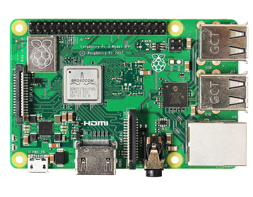 Микрокомпьютер Raspberry Pi 3 Model B+