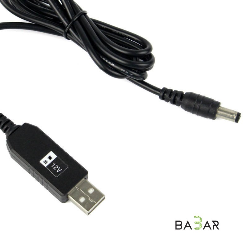 Кабель-адаптер USB — DC 5.5×2.1 мм для питания Arduino