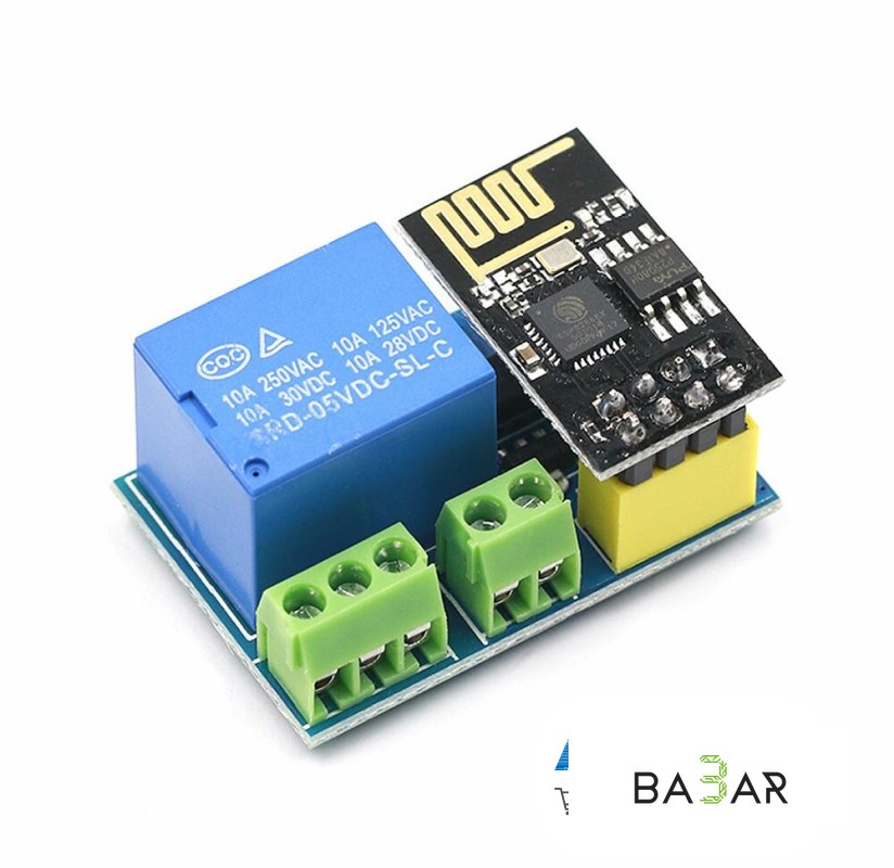 Модуль реле для ESP8266-01/ESP-01S (esp01/esp01s), 10A 250В