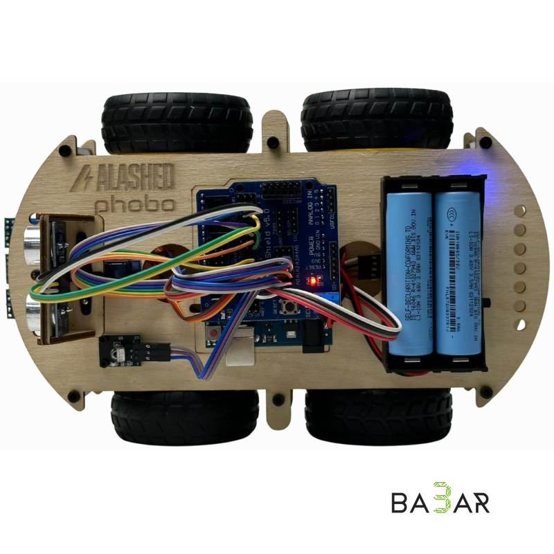Набор-конструктор робота-машинки Phobo Arduino 4WD BT Smart Car Kit V2.0
