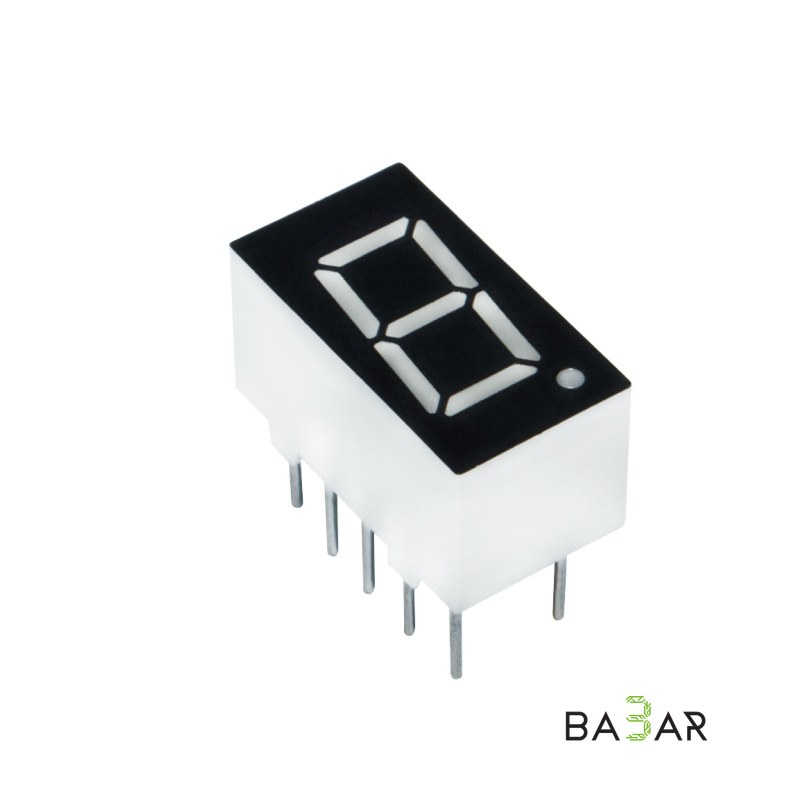 7-сегментный LED индикатор 3611AS, 0.36″, красный, общий катод