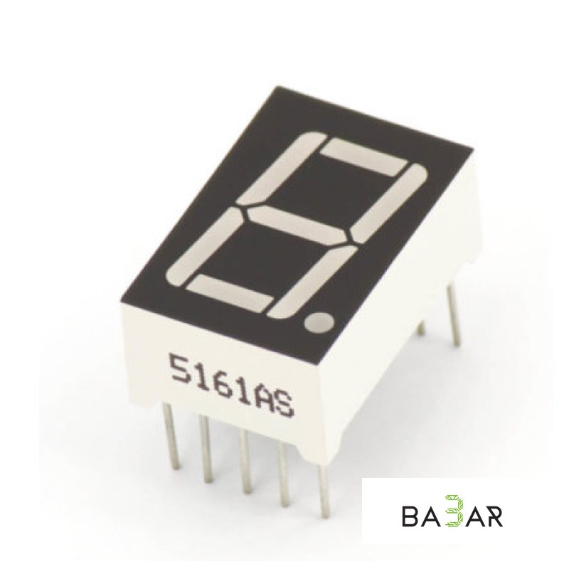 7-сегментный LED индикатор 0.56″ красный, общий катод