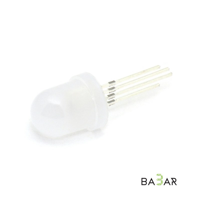 RGB светодиод APA106 F8 10 мм адресный, WS2812B-совместимый